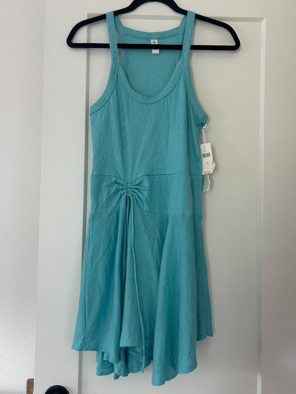 NWT Daily Practice at Anthropologie Aqua Mini Dress